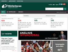 Tablet Screenshot of hinterlaces.com